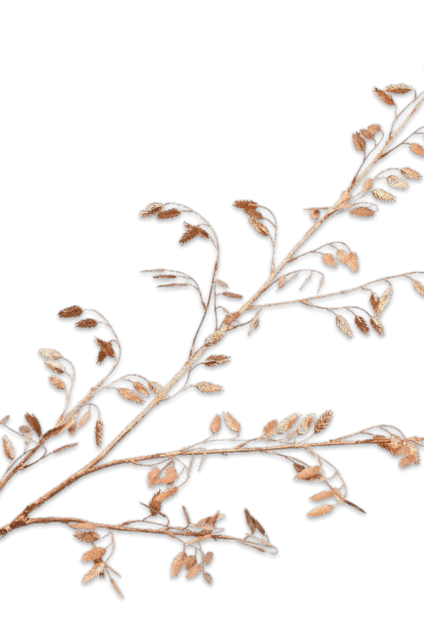 Goud tak blad 105 cm Silk-ka