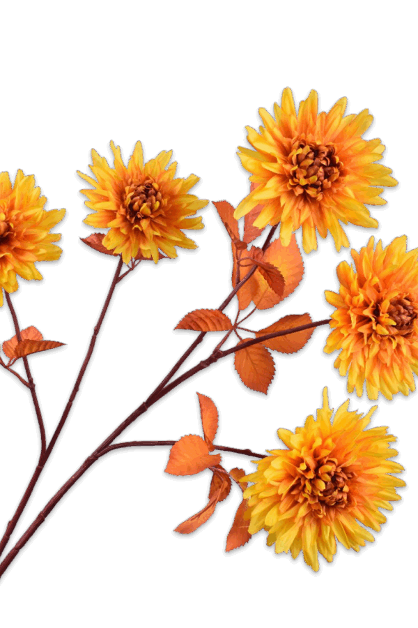 Chrysant geel 105 cm