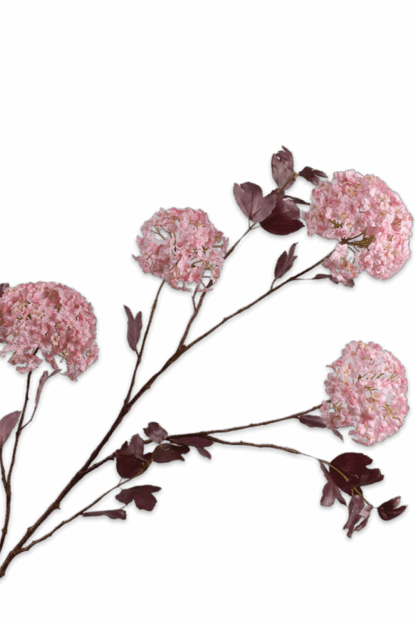 Sneeuwbal tak mauve 130 cm Silk-ka