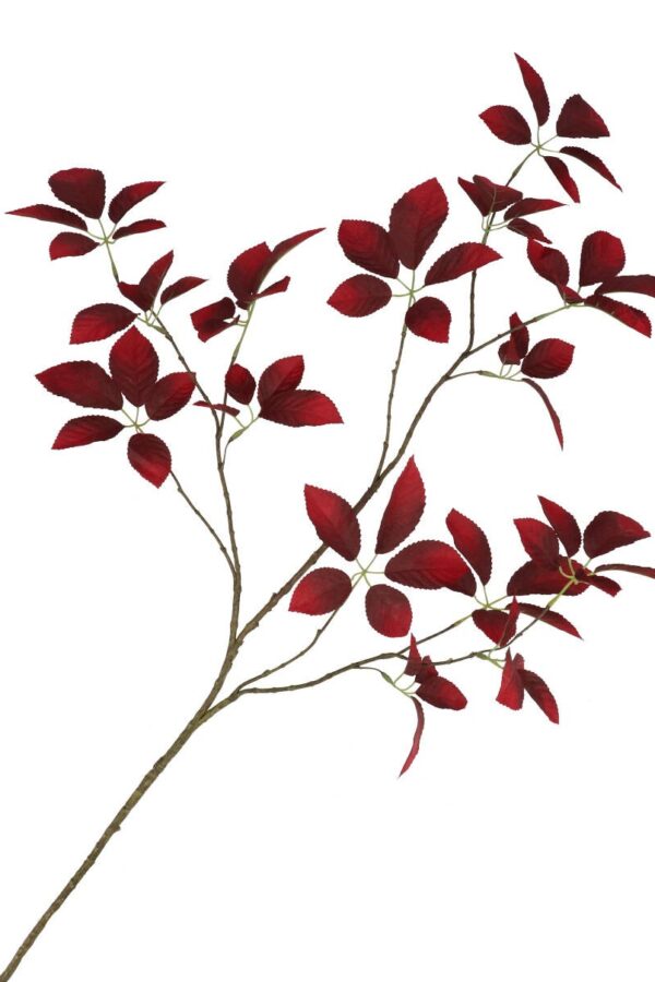 Bladtak donker rood 124 cm