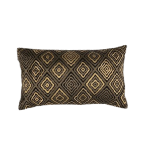 Gouden print kussen - 58x32 cm