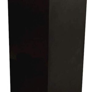 Zwarte zuil / plantenbak 80 cm Mont Blanc