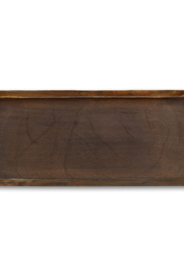 Dienblad goud vierkant - 60x60 cm