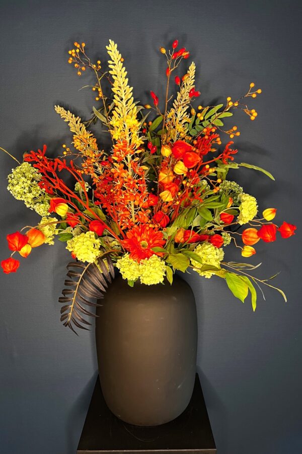 Groot zijdebloemen boeket Lucie
