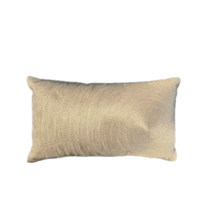 Kussen glans patroon licht grijs - 60x30 cm