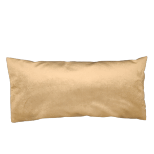 Kussen velvet beige/goud - 70x30 cm