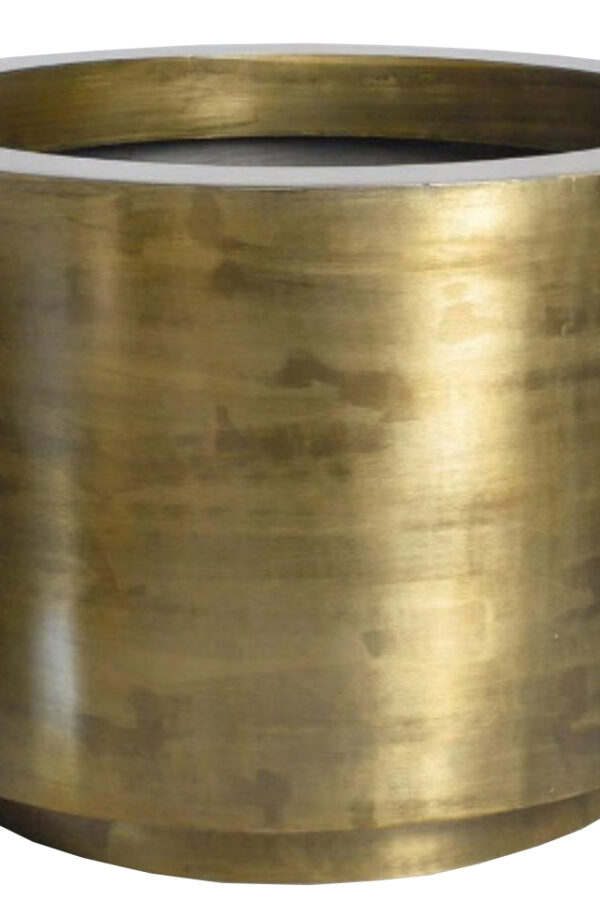 bloempot aged brass - large - H55 cm