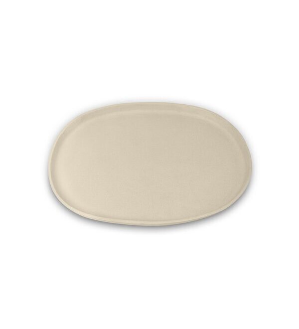 Dienblad ovaal beige small 51x40 cm
