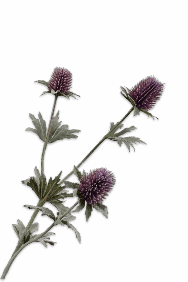 Distel tak paars lila 78 cm Silk-ka