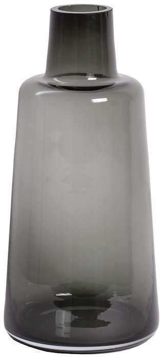 Glazen vaas smoked grey - H40
