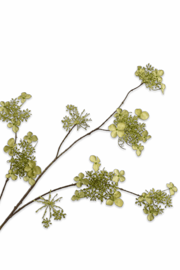 Hortensia tak groen 115 cm Silk-ka