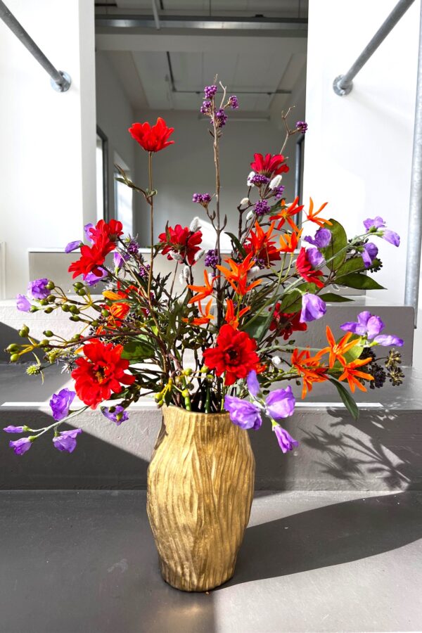 Zijdenbloemen boeket Ida