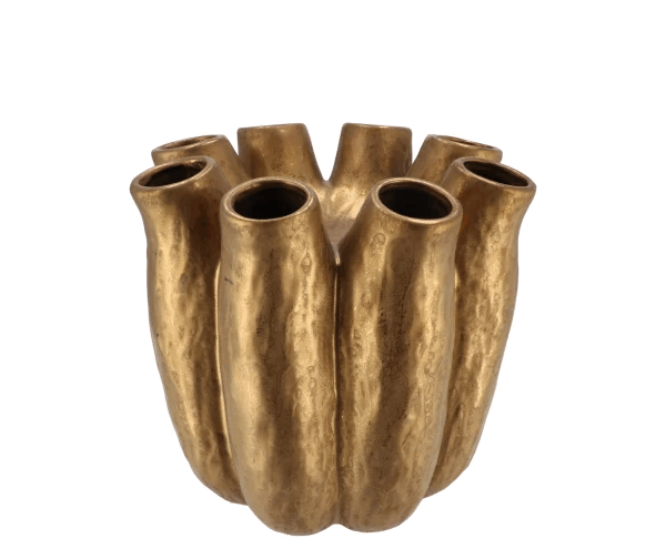 Luna vaas gold -H19 cm