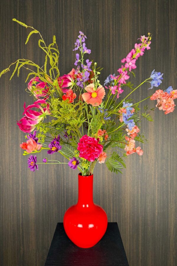 Zijdebloemen boeket Loiza groot