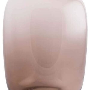 Glazen vaas bruin smoked brown M - H35