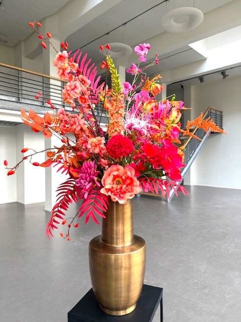 Groot zijdebloemen boeket Lois