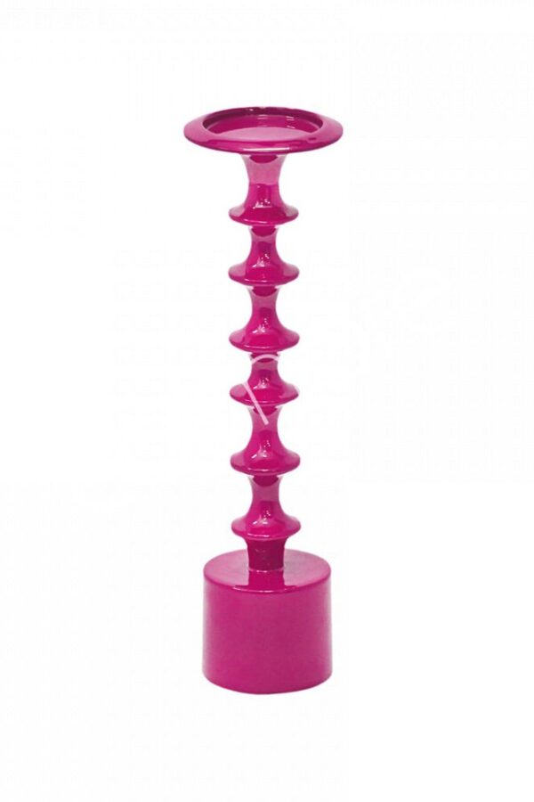 Kandelaar fuchsia - large - H42 cm