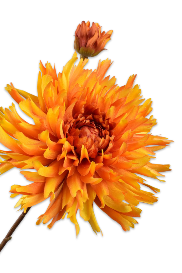 zijde chrysant geel