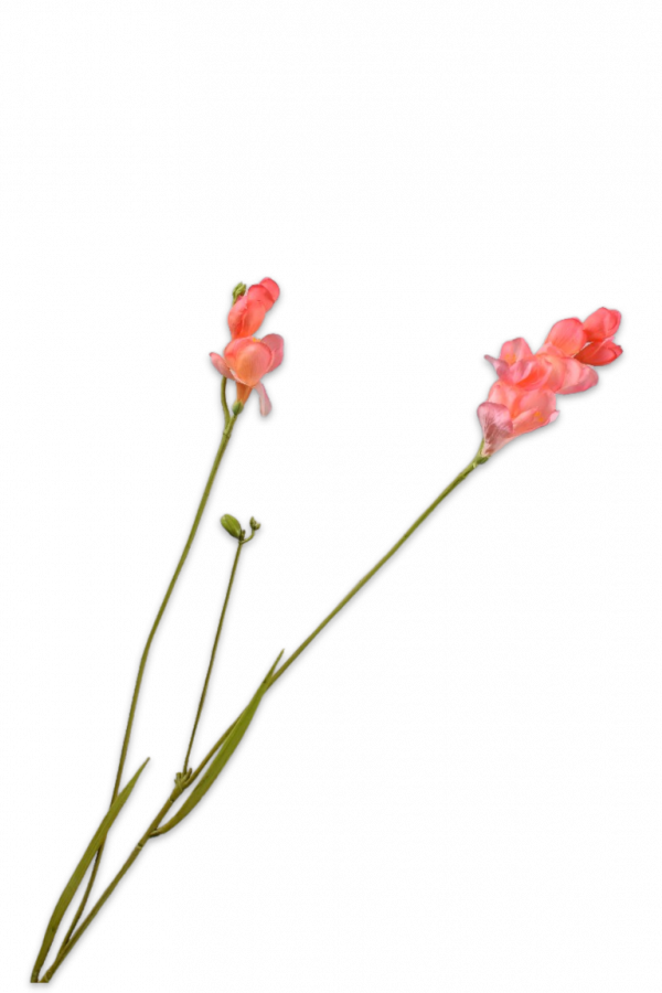 Freesia tak zalm Silk-ka Real Touch - H78 cm
