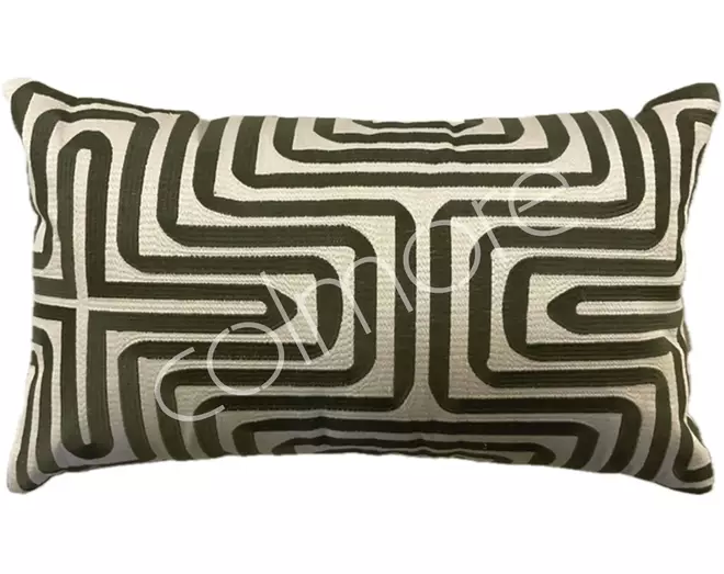 Kussen Nalani beige brons 60x35 cm