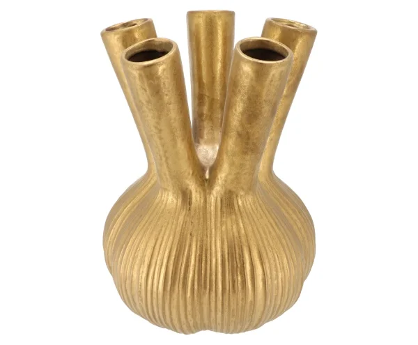 Knoflook vaas goud - large - H35 cm