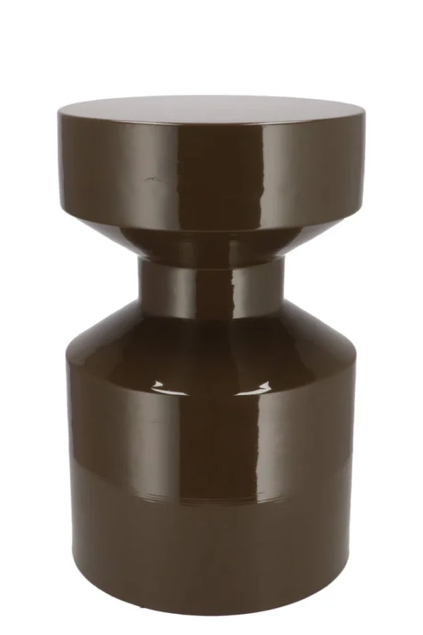 Bijzettafel Sefora groen/bruin - H38 cm