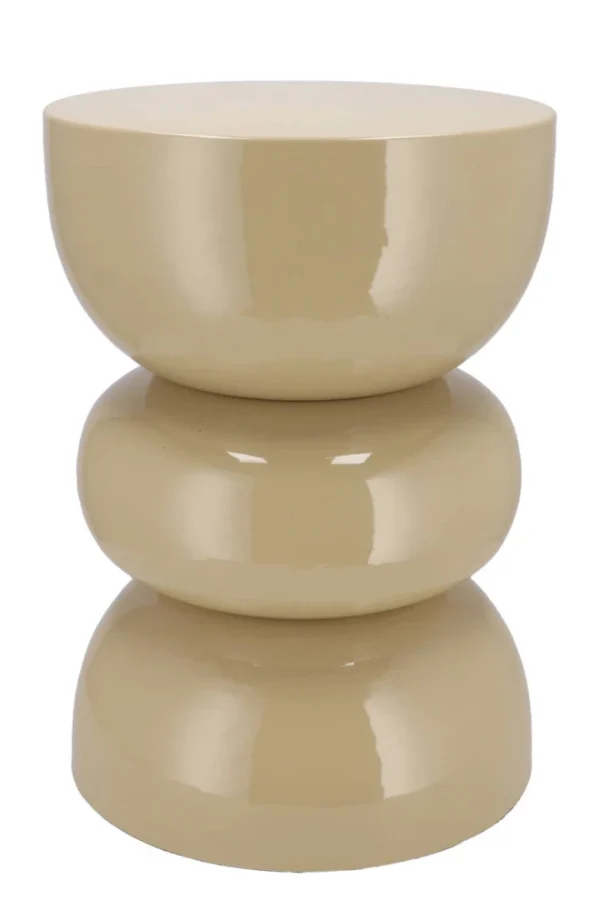 Bijzettafel Sefora beige- H45 cm