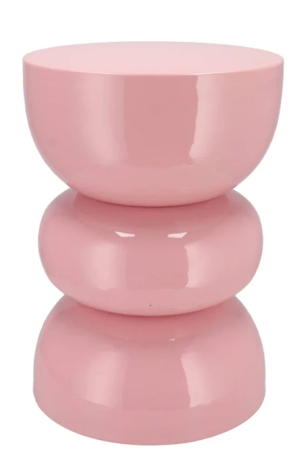 Bijzettafel Sefora licht roze - H45 cm