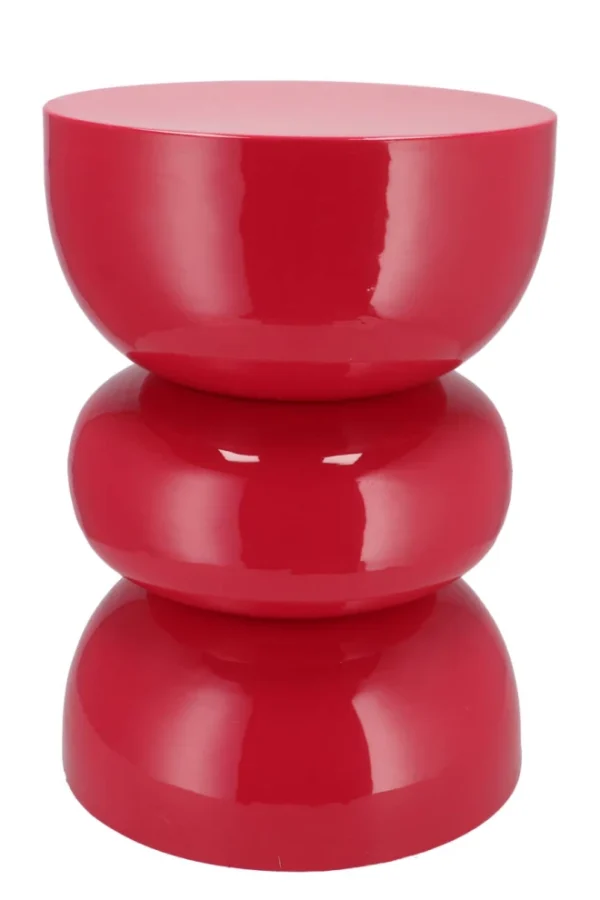 Bijzettafel Sefora rood/roze - H45 cm