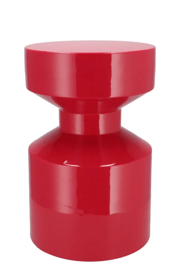 Bijzettafel Sefora rood/roze - H38 cm