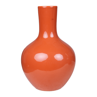 Vaas Foshan oranje M -H50 cm