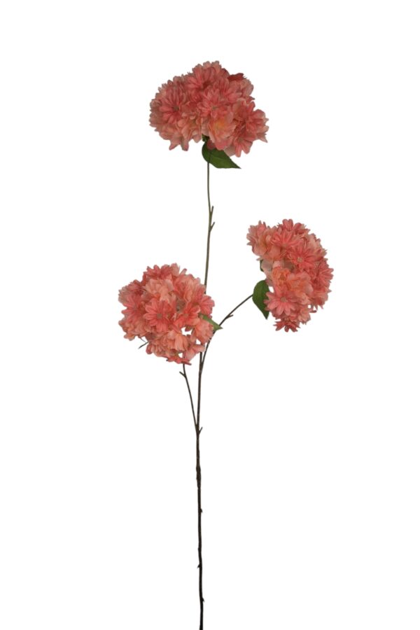 Bloesem roze/koraal - H85 cm