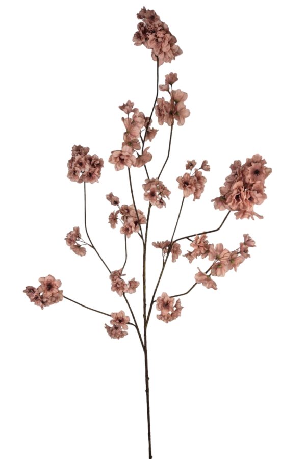 Bloesem prunus malaga spray taupe rosé - H126 cm