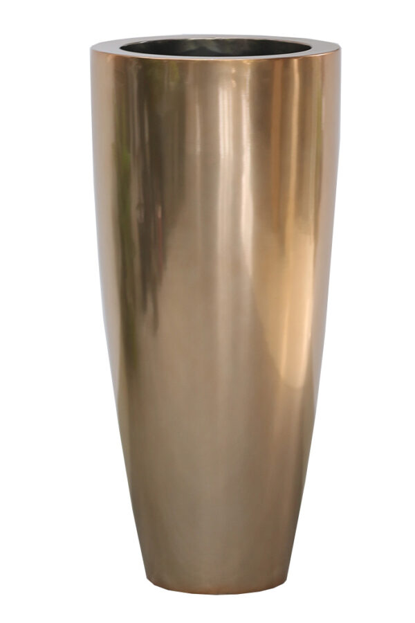 Kenny bloempot koper - H100 cm
