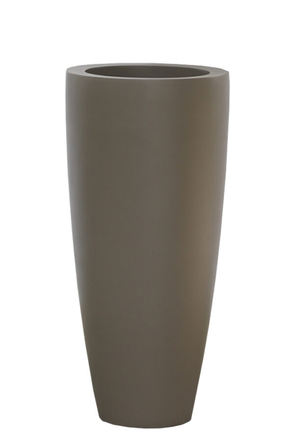 Kenny bloempot taupe - H80 cm