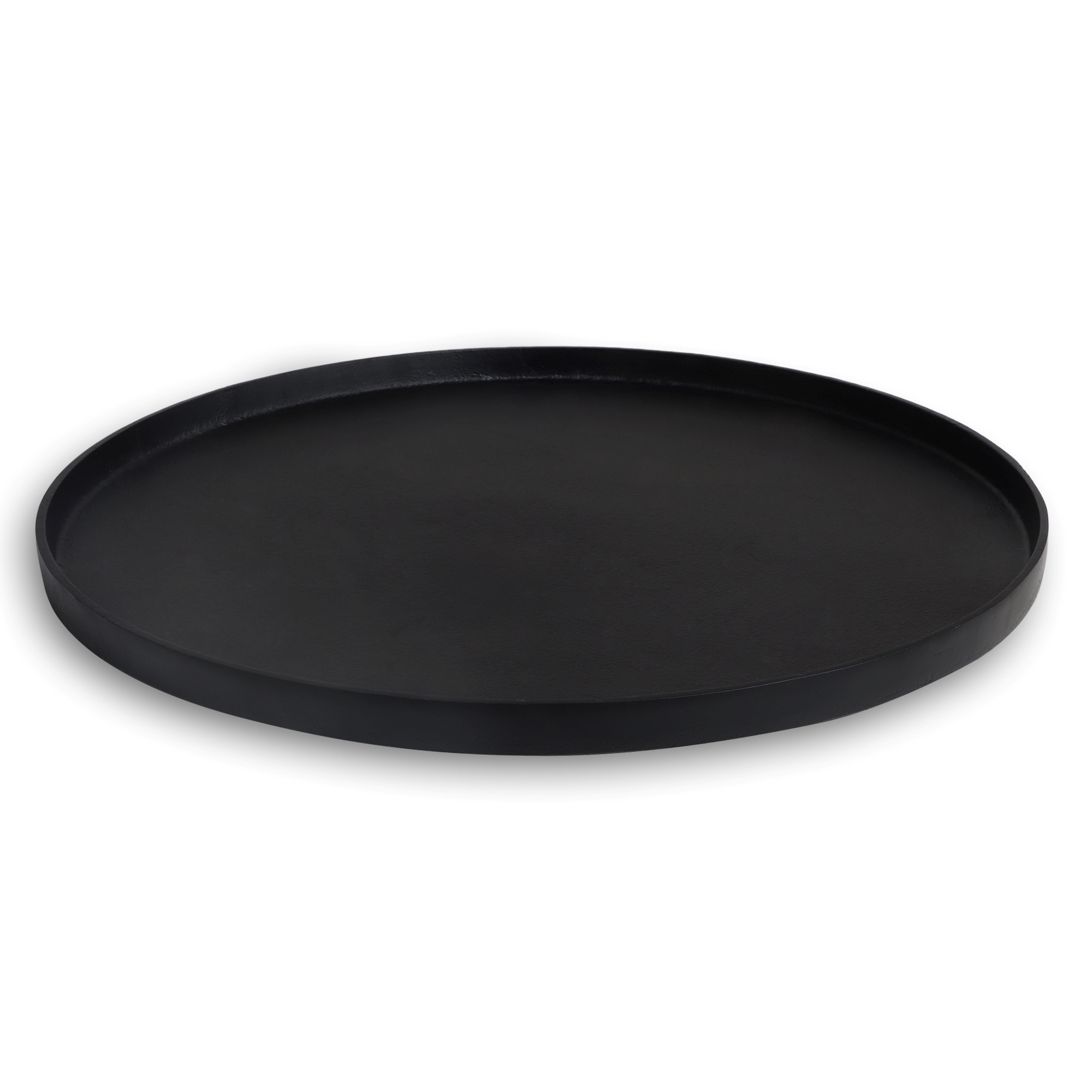 Dienblad zwart rond
