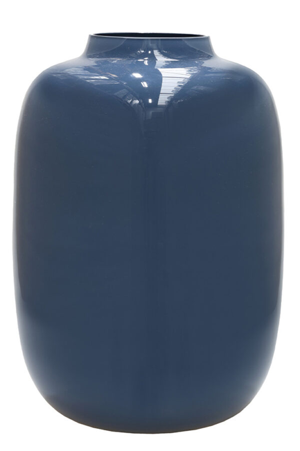 Vaas Artic - donker blauw - H35 cm