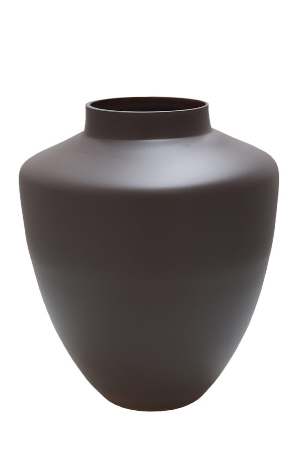 Vaas taupe matte - small - H29 cm