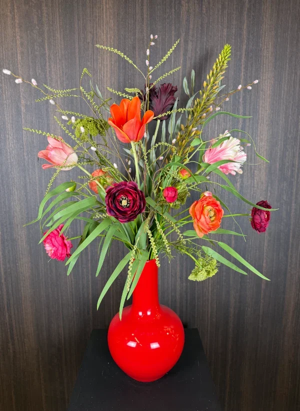 zijden bloemen boeket
