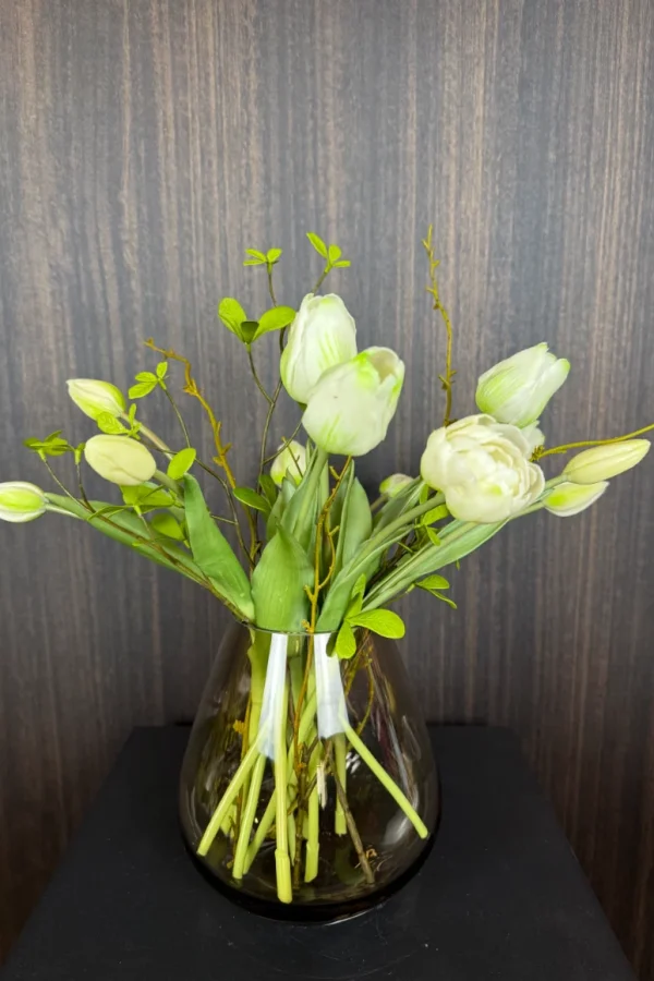 wit tulpen boeket