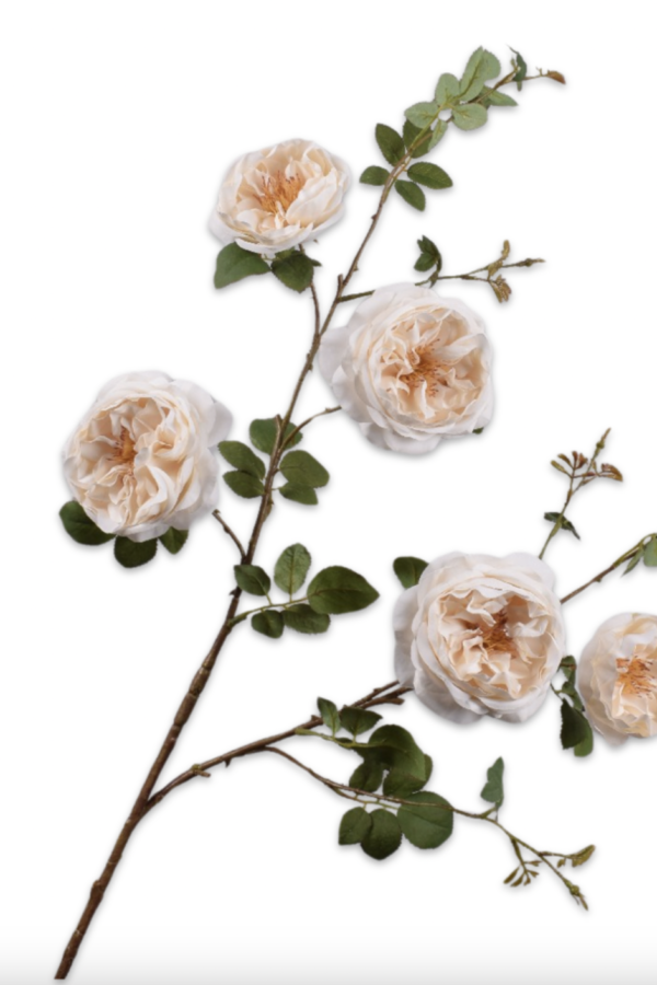 Kunstbloem Roos beige Silk-ka 112 cm
