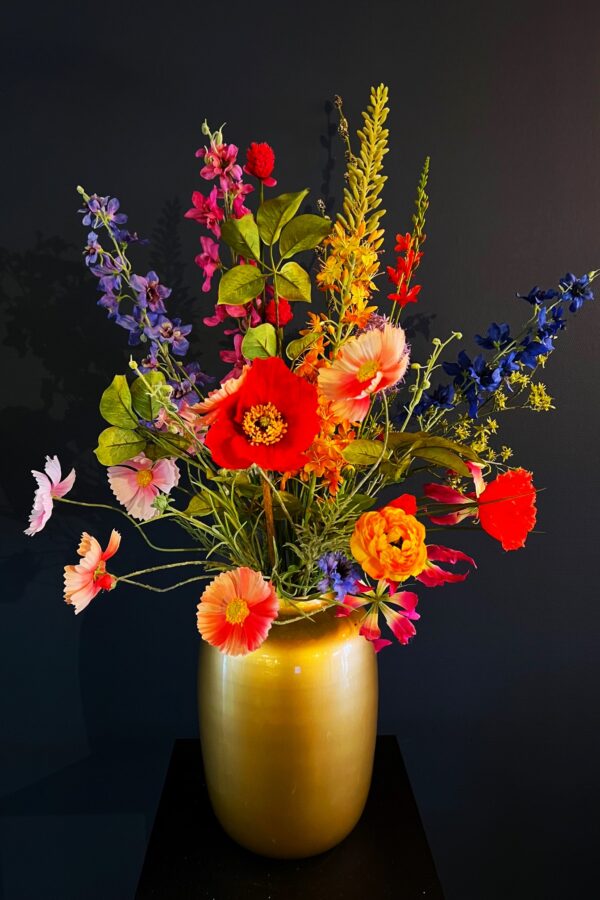 zijden bloemen boeket