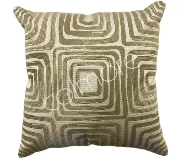 beige groen kussen