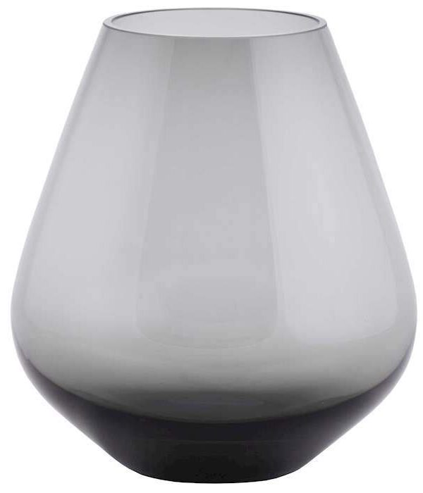 grijs glas waxinelicht