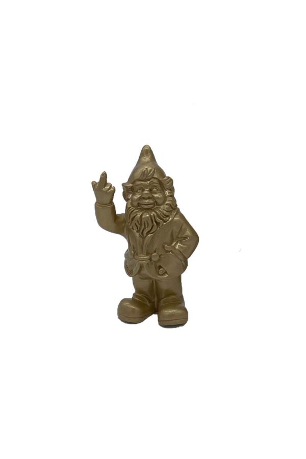 kleine gouden kabouter middelvinger