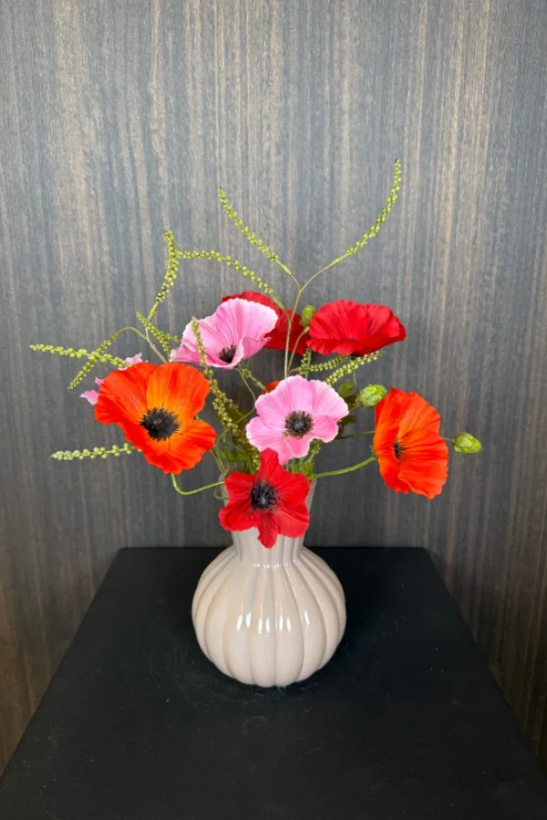 Zijden bloemen boeket Mirjam - inclusief vaasje