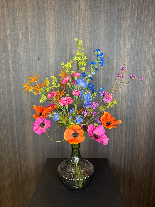 Zijden bloemen boeket Robine