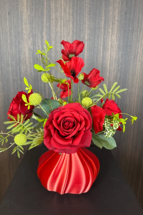 Zijdenbloemen boeket Joke - inclusief vaasje