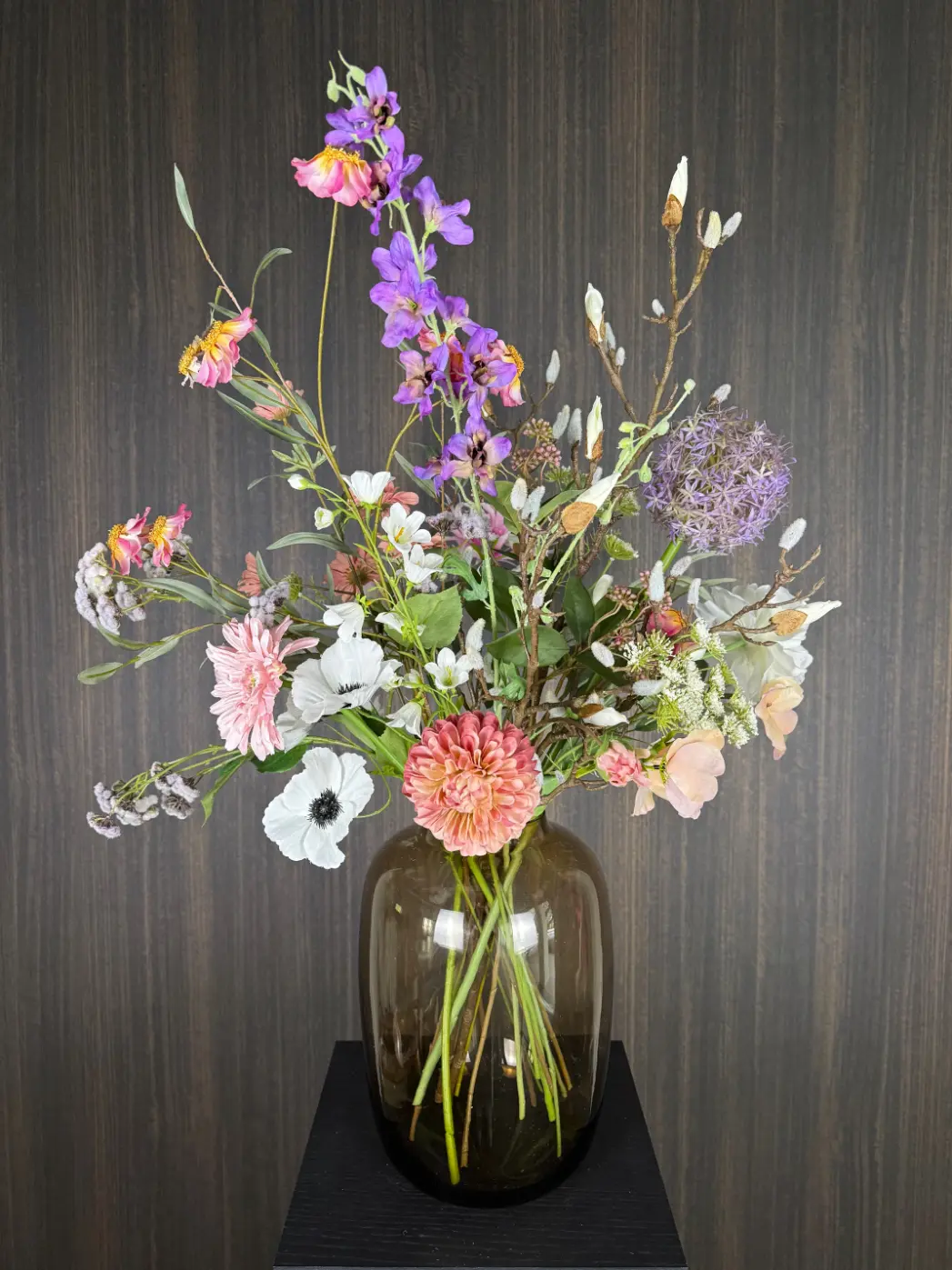 zijdenbloemen boeket Inge