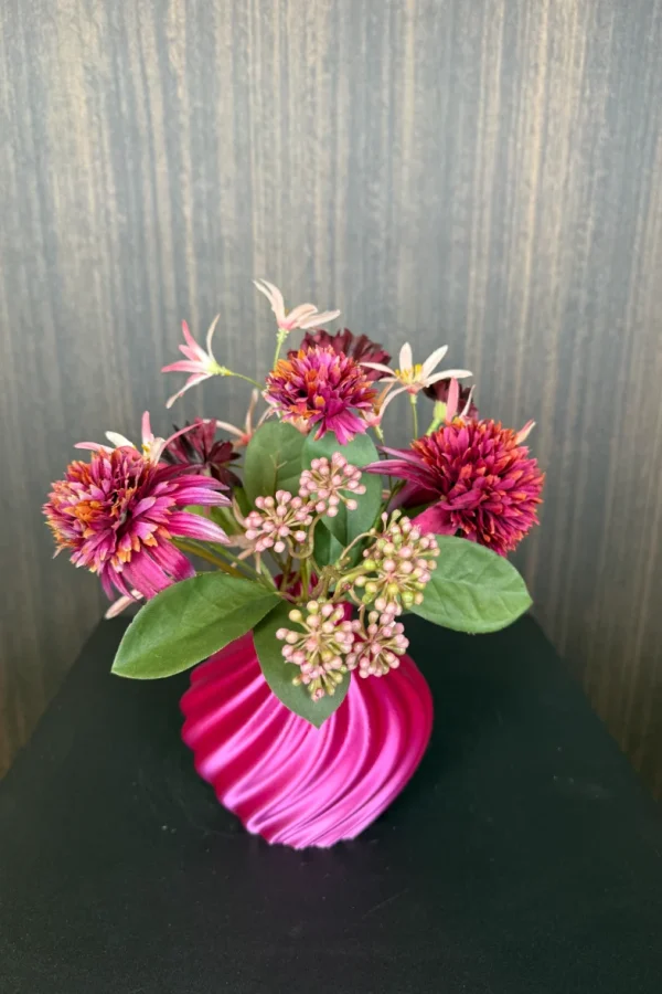 Kunstbloemen boeket Adrie - inclusief vaasje